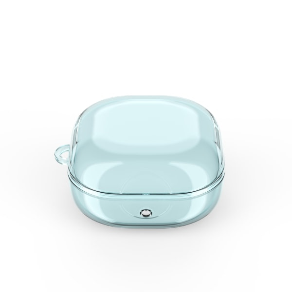 Pink Galaxy _Buds2 Pro/Samsung Galaxy _Buds 2/Galaxy _Buds Pro/Galaxy _Buds Live- case [Anti-gulning] Transparent skyddande hårt case