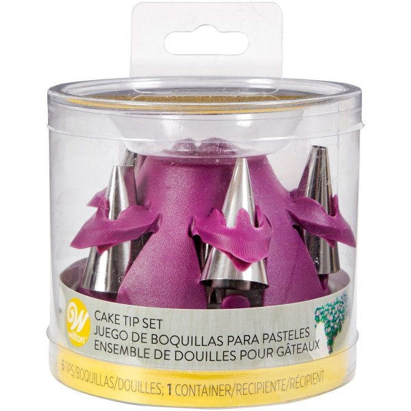 Cupcakes Tulle Set Cake 3, 7, 13, 129, 46, 1A - Wilton Purple