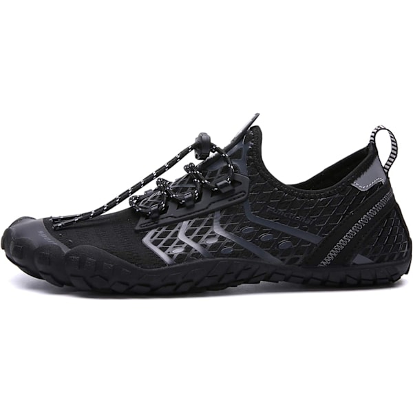 Vattenskor Strandsport, Svart Grå (40, Inre längd: 253 mm) Black Grey 40,Inner Length:253mm
