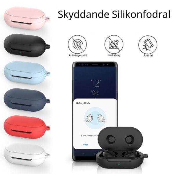 Galaxy _Buds / Galaxy _Buds Plus Silikon Fodral Skal Svart