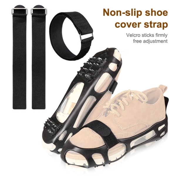 1 par bredd nylon snö Anti-slip ärm med omvänd spänne Vel