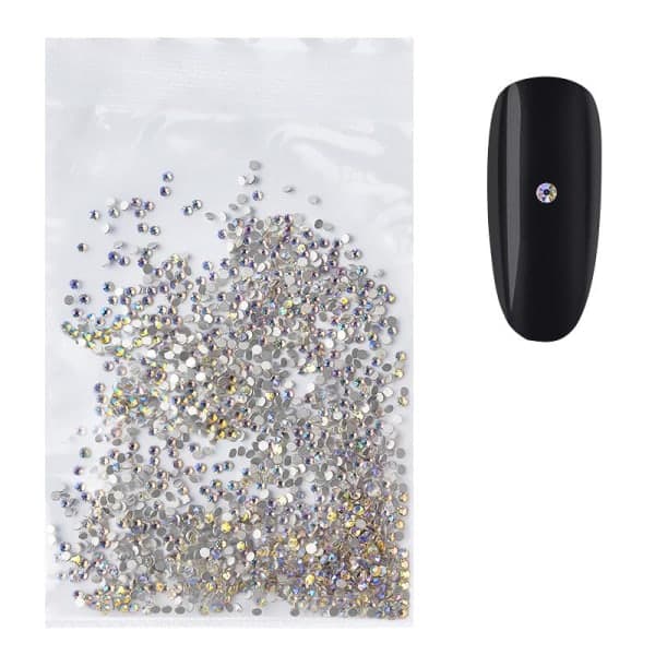 AB färg 1,9 mm spikstenar bling 1400