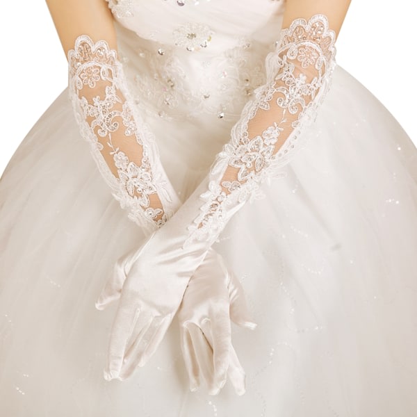 Barn Flickor 3 stålbågar Vit Underklänning Bröllopsklänning Underklänning Elast