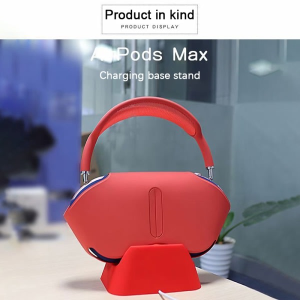 För Airpods Max Laddning Trådlöst Bluetooth hörlurar Headset H A8