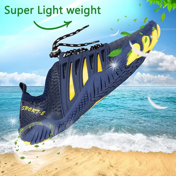 Strandskor, sportvattenskor yogaskor (mörkblå) 47EU dark blue 47EU