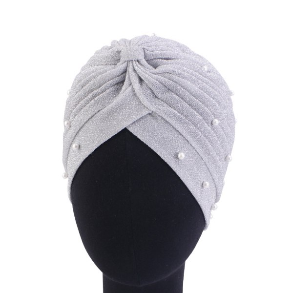 Helstjärna pärla dam muslimsk cap (vit)