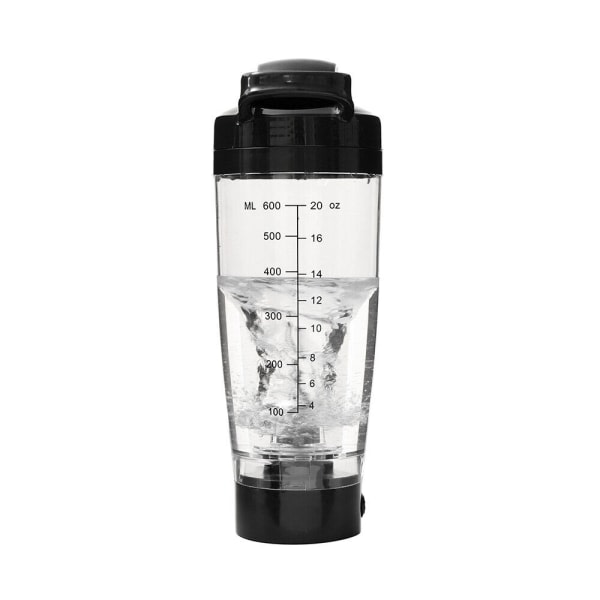 600ml Elektrisk Protein Mixer Shaker Flaska Vortex Cup Bärbar Blender Transparent