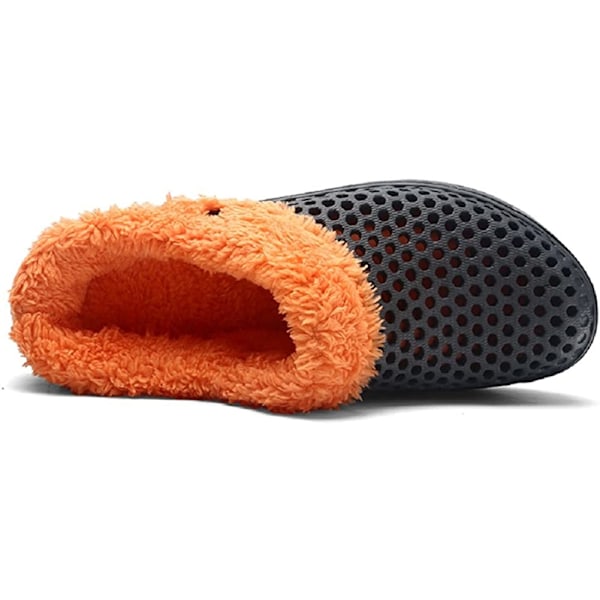 Mules Slip On Trädgårdsskor Varm vintertofflor,orange,260 orange 260