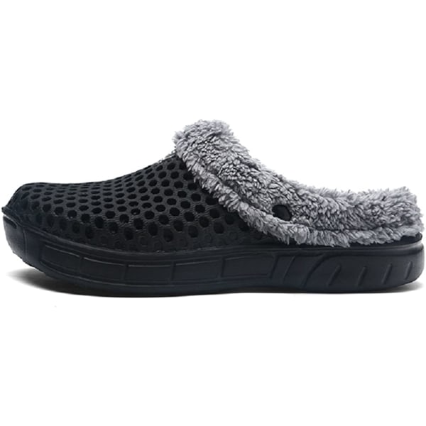 Mules Slip On Trädgårdsskor Varm vintertoffel,svart,250 black 250