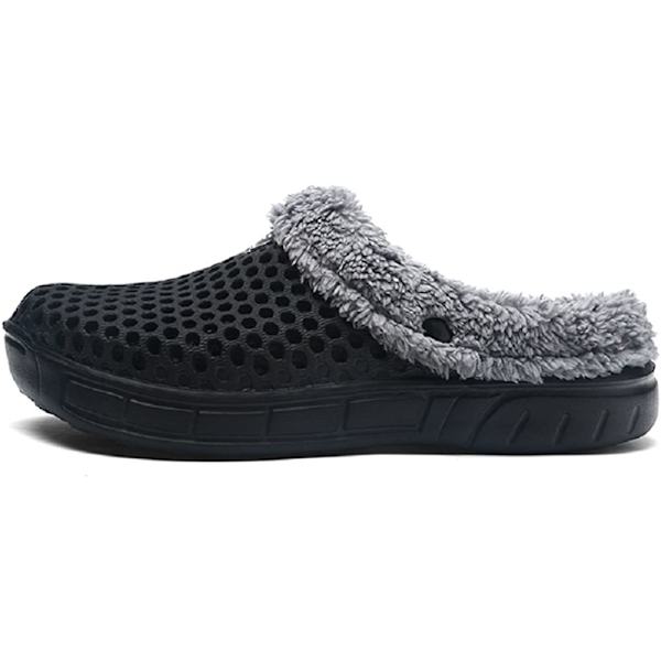 Mules Slip On Trädgårdsskor Varm vintertofflor,svart,270 black 270