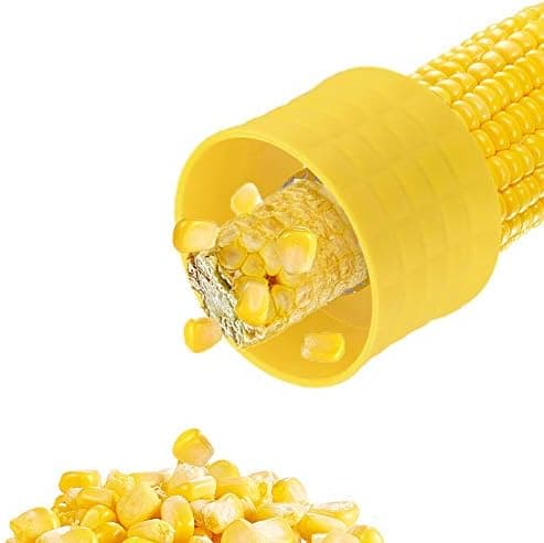 Cob Corn Stripper Peeler Köksverktyg Majsskärare, gul