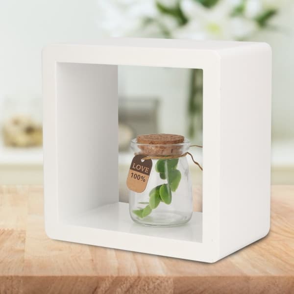 Väggmonterad förvaringshylla Cube Set DIY Modular Flytande