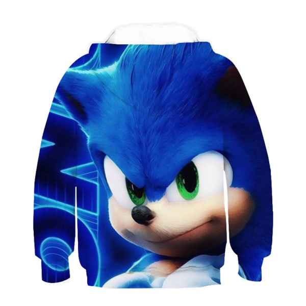 Pojkar Flickor Sonic Kids Hoodie Sweatshirt Höstrock Ytterkläder 140cm