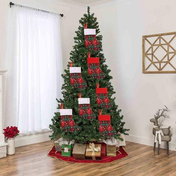 12 st julstrumpa set 9 tum
