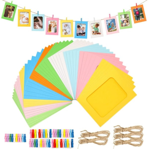 Tavelramar av papper Set Set