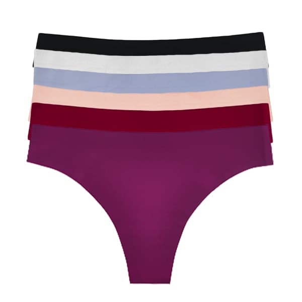 6-pack Seamless stringtrosor - 6 färger Storlek: Liten