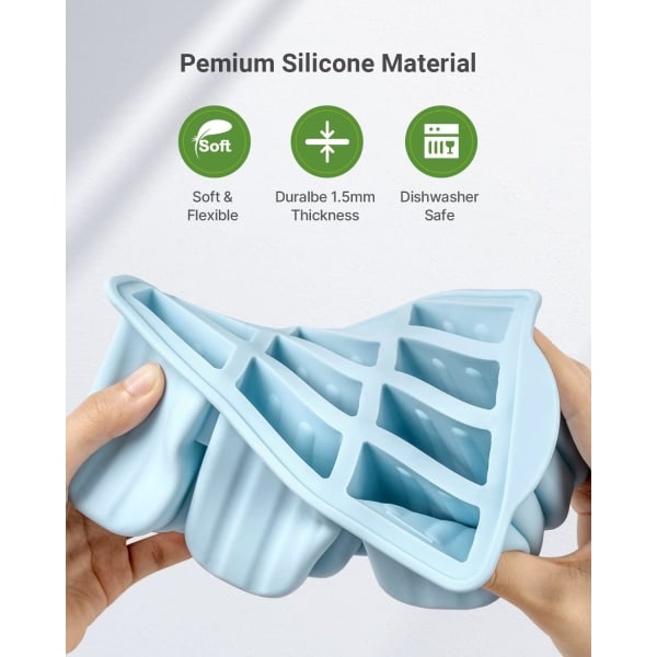 Popsicles Molds. 12 bitar molds