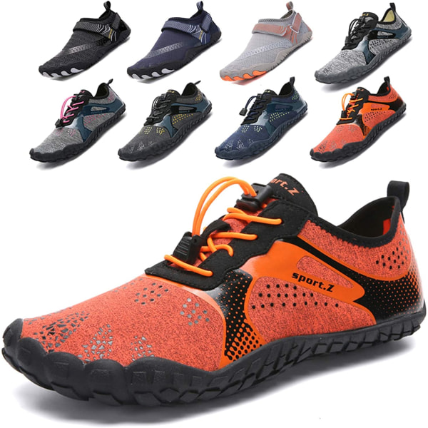 barfota sportvattensportskor strandskor orange 37EU） orange 37EU