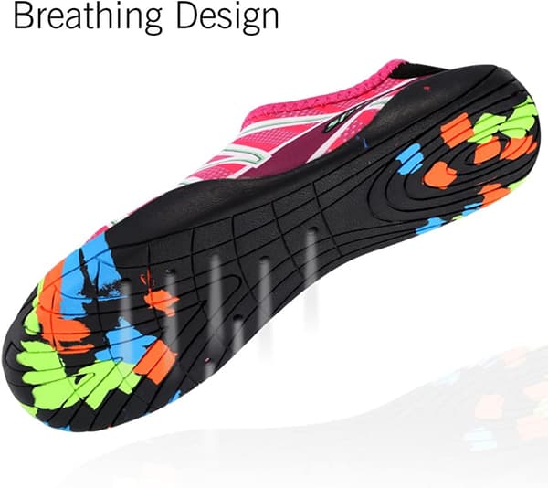 Strandskor, sportvattenskor yogaskor 35EU（rosa röda） rose red 35EU
