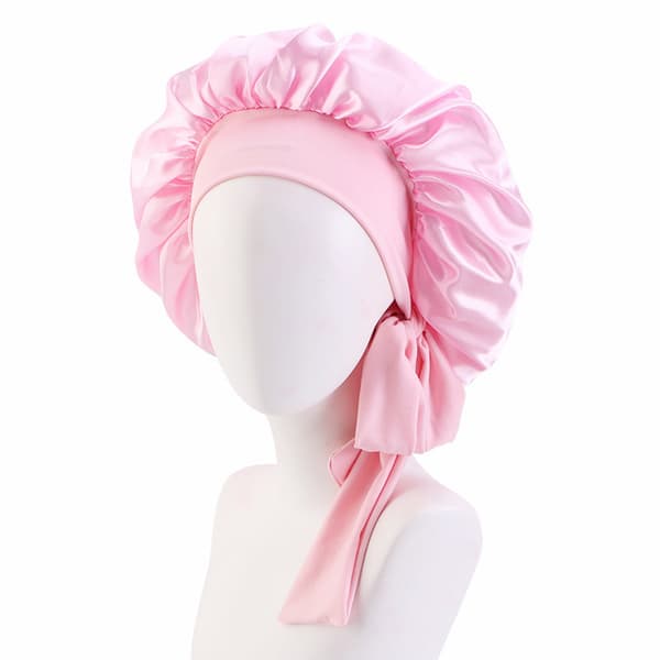 Sidenpannband för att sova (rosa)