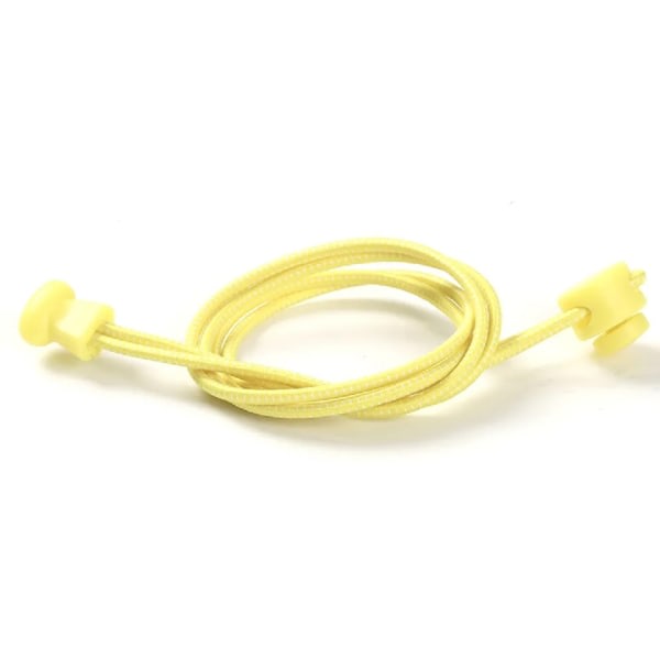 Knytfria skosnören med lås-system, gul gul