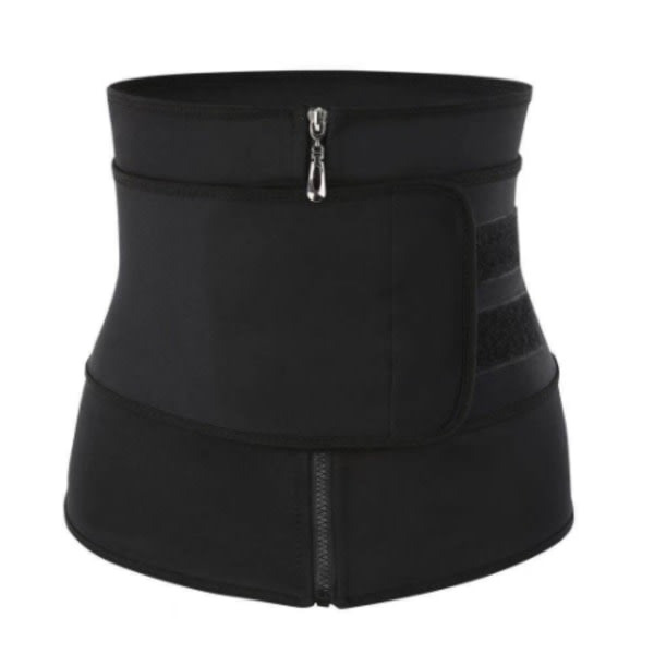 Waist trainer Korsetttrimmerbälte för kvinnor viktminskningsbälte svart s