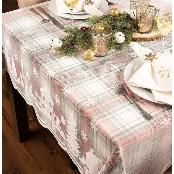 Julspetsduk (rektangel)