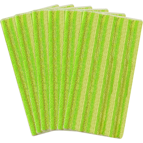 6 paket återanvändbara moppdynor för Swiffer Wet ersättningsmikrofiberpåfyllning för våt och torr sotning