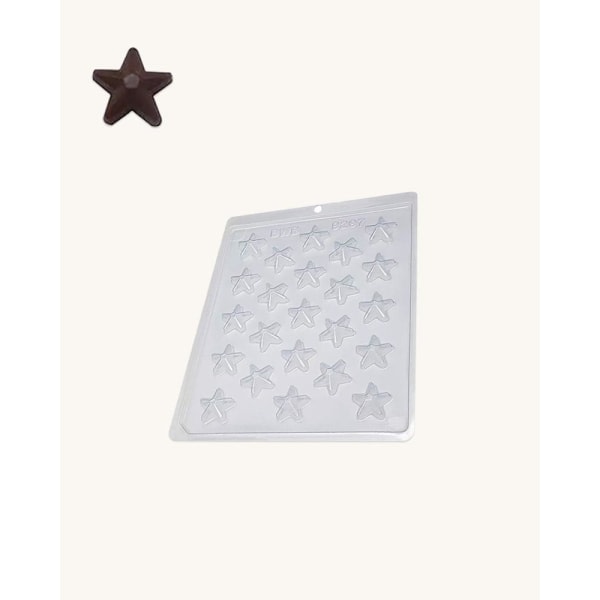 BWB Simple Molds-9297 Form Stjärnor Form Transparent