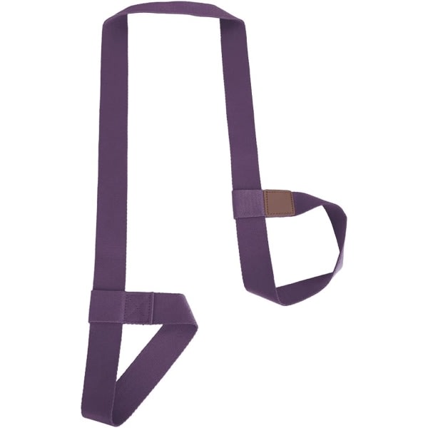 Yogamatta band, remmarna för din yogamatta och träningsmatta Purple