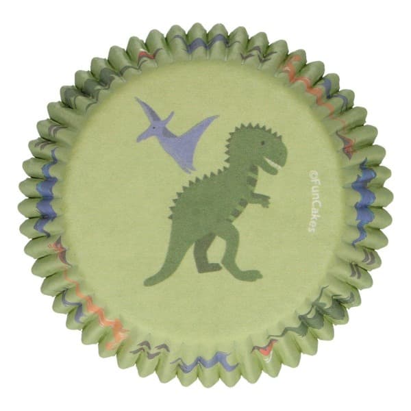 Molds 48 st Dinosaurier - Funcakes Green
