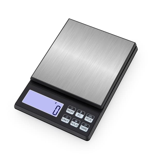 Liten digitalvåg 3 kg/0,1 g