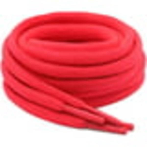 Runt skosnöre rött 80cm Round shoelace red 80cm
