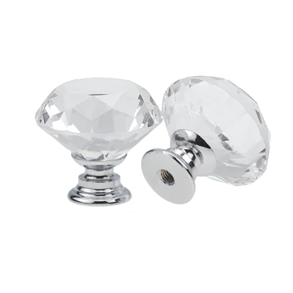 Diamantformade dörrknoppar 12 st