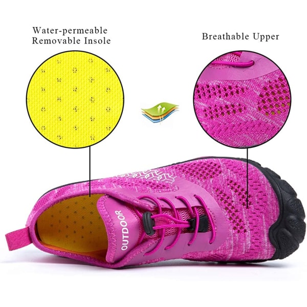 Minimalistiska skor för män och kvinnor löparskor lila 41EU purple 41EU