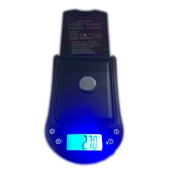 Mini elektroniska smycken pulvervåg hög precision ficka