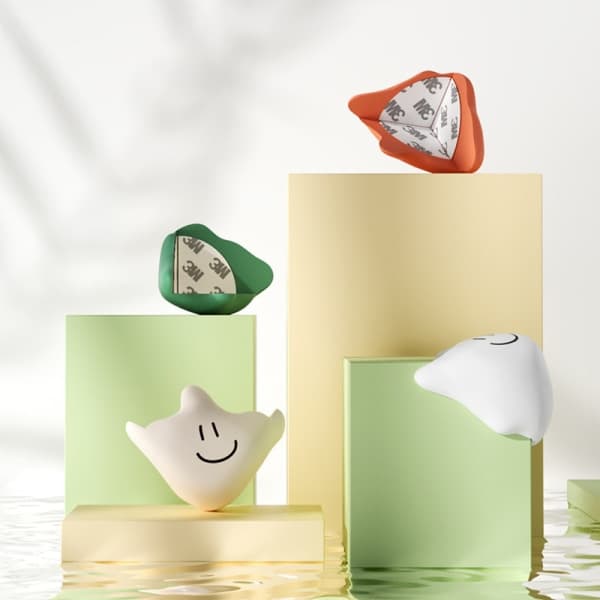 4PC Cloud Children's Anti-Corner Corner Cape Case Silikon green