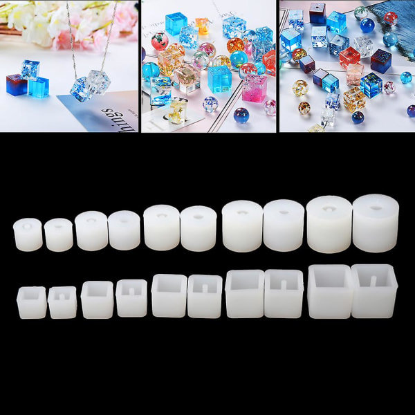 20 st/ set Molds med hål Molds för Cabochon