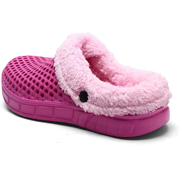 Mules Slip On Trädgårdsskor Varm vintertoffel, rosa,255 pink 255