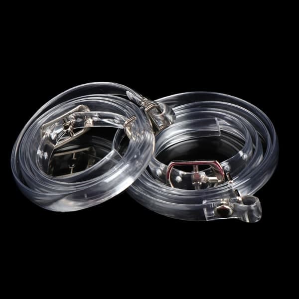 1 par skotillbehör Osynlig elastisk silikon Transparent one size