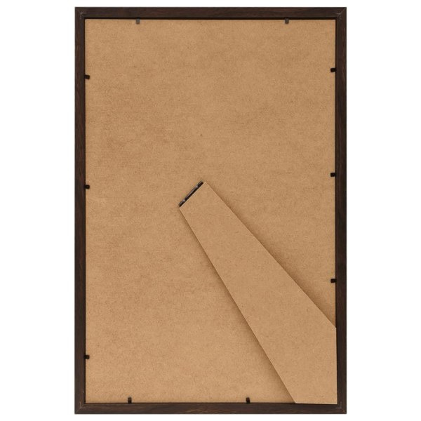 vidaXL Fotoramar 3 st för bord svart 21x29,7cm MDF Svart