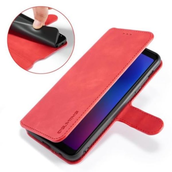 Galaxy S9 Case SM-G960F, Läder Flip Wallet Case med 3 kort S