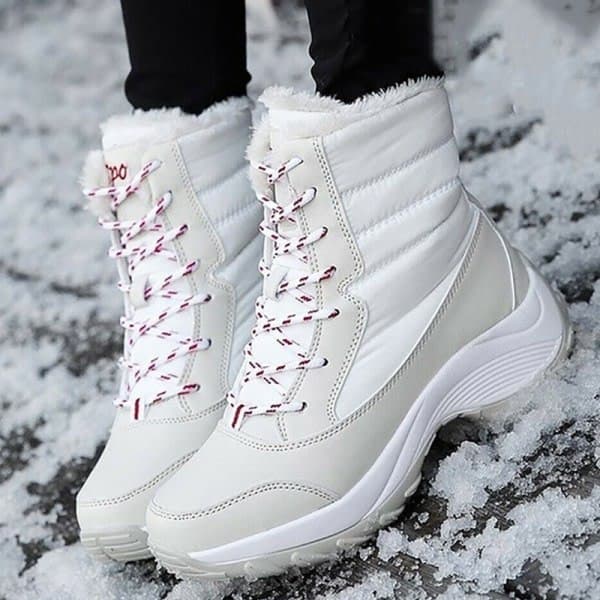 Dammode snöstövlar vintersvarta 38