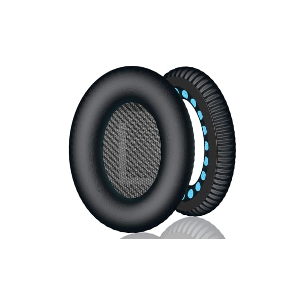 Öronkuddar till Bose QC25 QC15 hörlurar 1 par Svart
