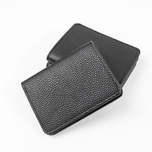 Korthållare / plånbok med ID-ficka Svart Svart