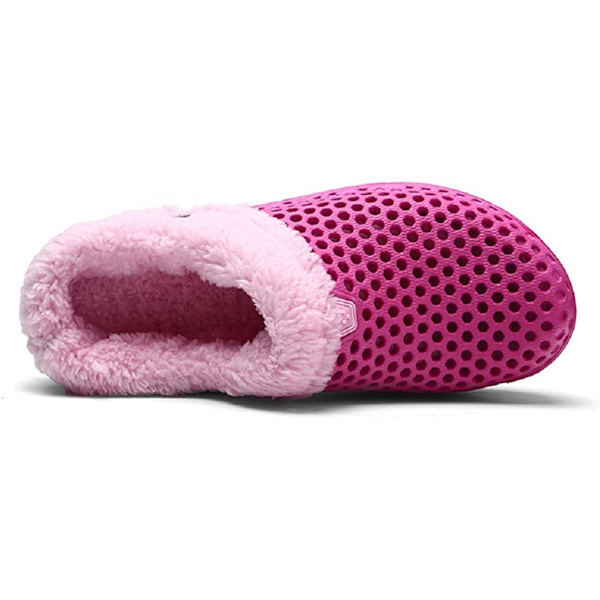 Mules Slip On Trädgårdsskor Varm vintertoffel,rosa,235 pink 235
