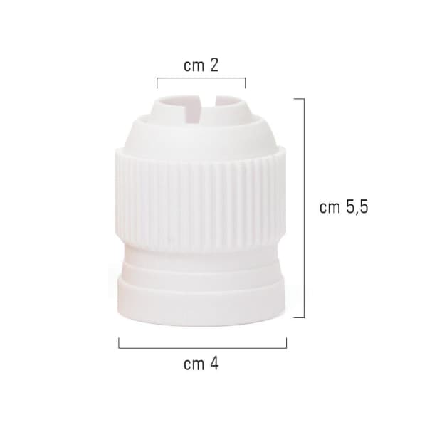 Tyllanslutning för 3d Russian XL Tyll - Decora White