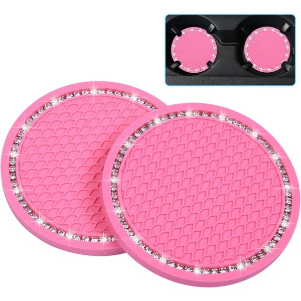 Bilmatta, 2-pack PVC bilmugghållare - Halkfri universal