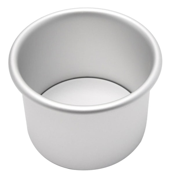 4 tums djup extra hög rund kakform i aluminium med löstagbart löstagbart DIY-bakverktyg