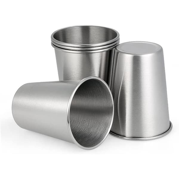 5 delar rostfri mugg Rostfri mugg Stapelbar mugg 350ml